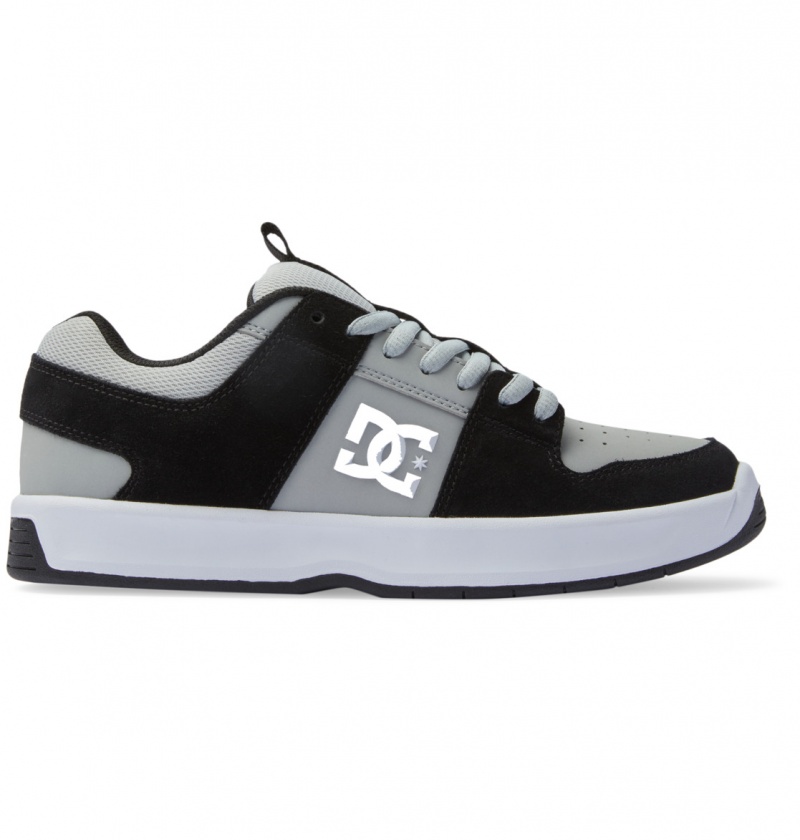 Black / Grey / White DC Shoes Lynx Zero - Leather Shoes | FOYEKC-790