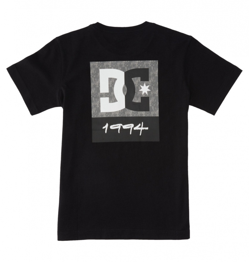 Black / Greystone DC Shoes DC Split Star - T-Shirt | CZMBOL-470