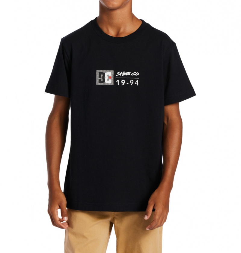 Black / Greystone DC Shoes DC Split Star - T-Shirt | CZMBOL-470