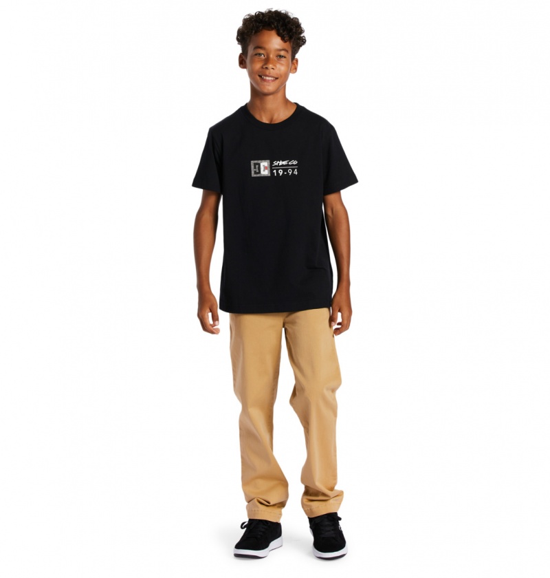 Black / Greystone DC Shoes DC Split Star - T-Shirt | CZMBOL-470