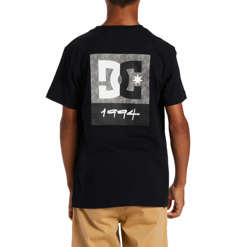 Black / Greystone DC Shoes DC Split Star - T-Shirt | CZMBOL-470