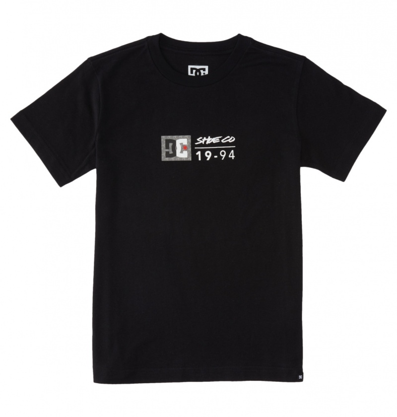 Black / Greystone DC Shoes DC Split Star - T-Shirt | CZMBOL-470