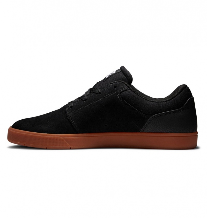 Black / Gum DC Shoes Crisis 2 - Shoes | OWTVJP-075