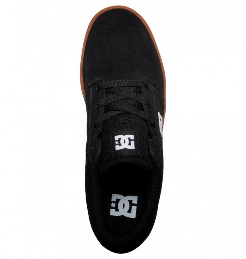 Black / Gum DC Shoes Crisis 2 - Shoes | OWTVJP-075