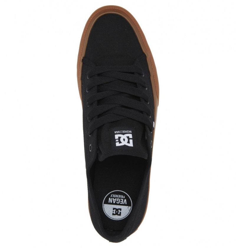 Black / Gum DC Shoes Manual - Shoes | EFIUXJ-549