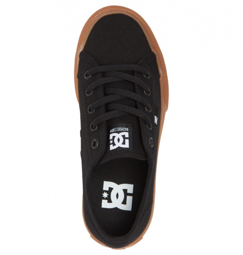 Black / Gum DC Shoes Manual - Shoes | XCYIBF-027