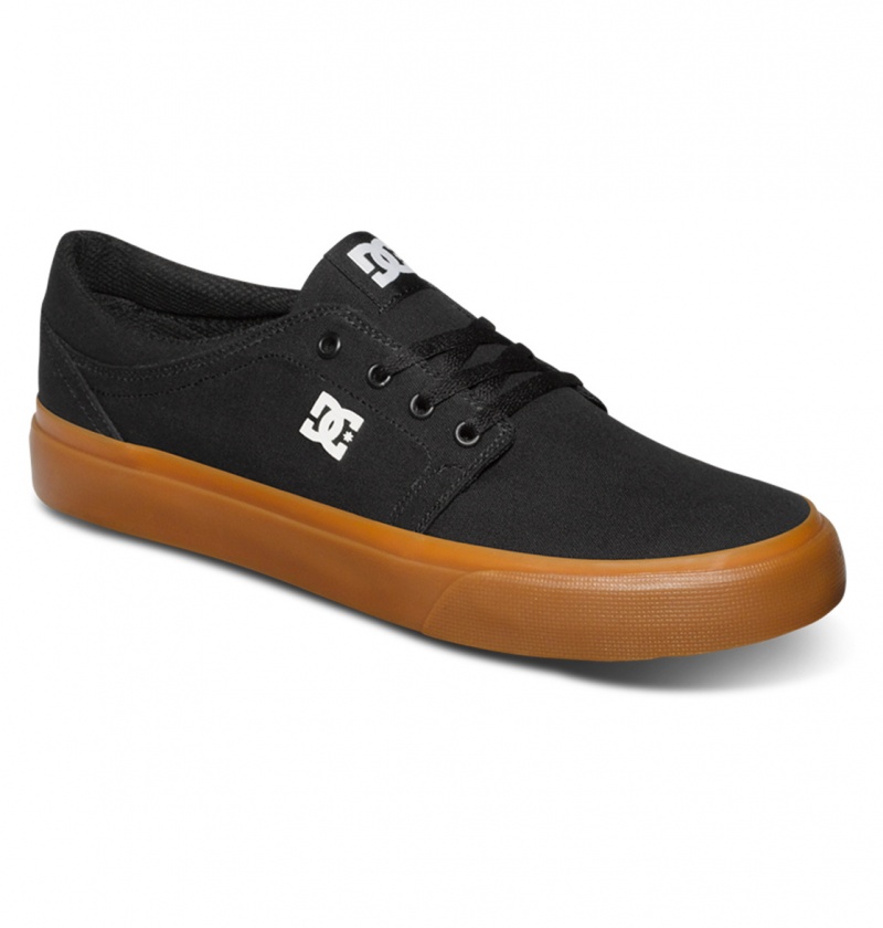 Black / Gum DC Shoes Trase Tx - Shoes | KOXWLQ-083