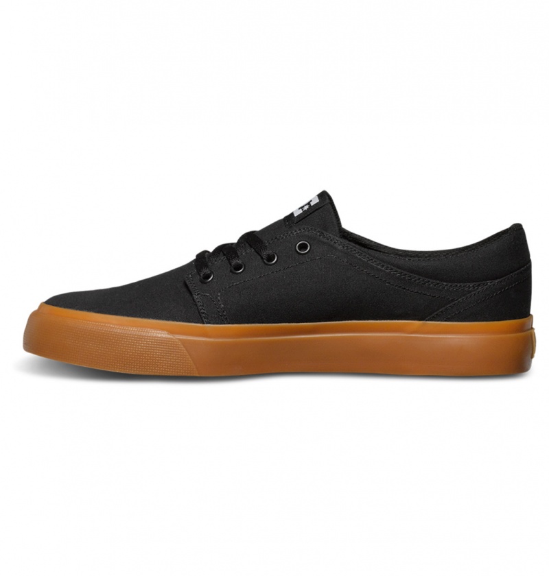 Black / Gum DC Shoes Trase Tx - Shoes | KOXWLQ-083