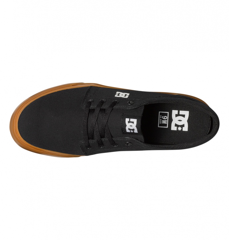 Black / Gum DC Shoes Trase Tx - Shoes | KOXWLQ-083