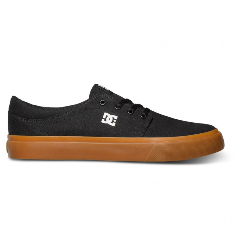 Black / Gum DC Shoes Trase - Shoes | XKCORP-372