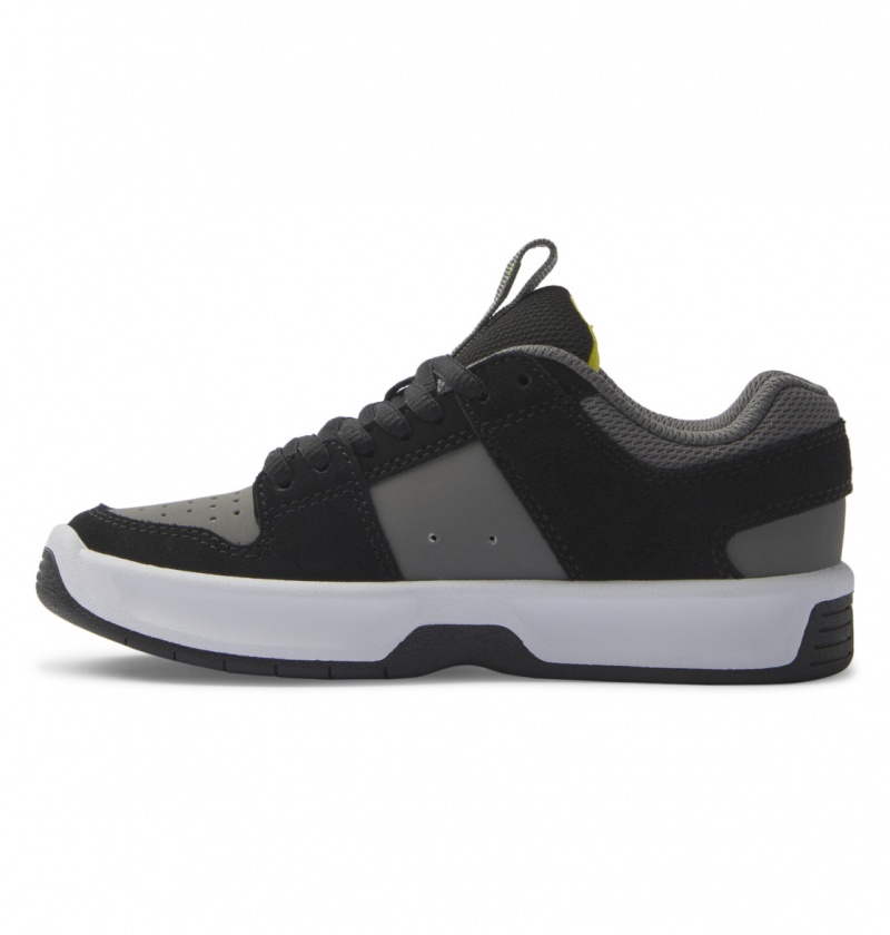 Black / Lime DC Shoes Lynx Zero - Leather Shoes | KUHQRA-836