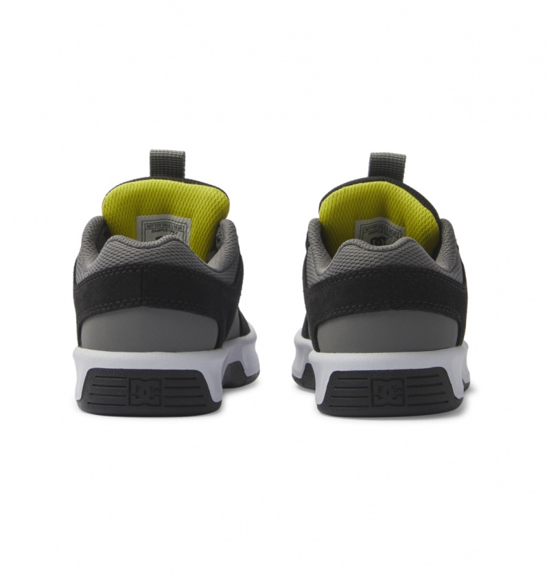 Black / Lime DC Shoes Lynx Zero - Leather Shoes | KUHQRA-836