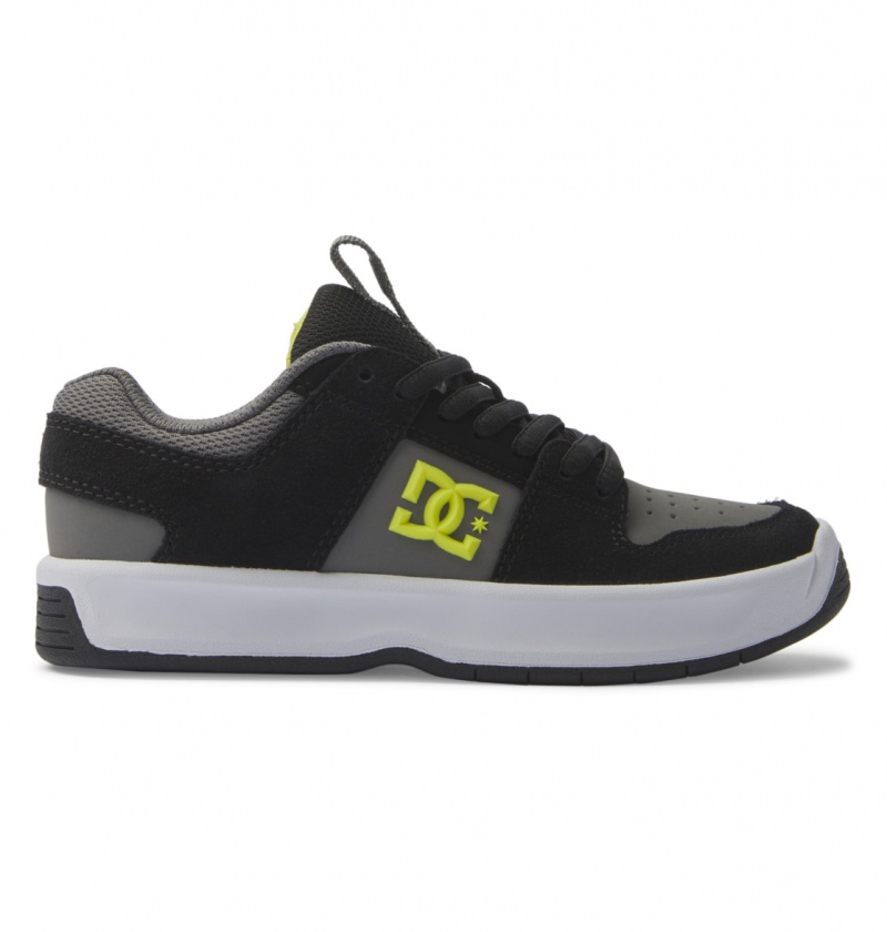 Black / Lime DC Shoes Lynx Zero - Leather Shoes | KUHQRA-836