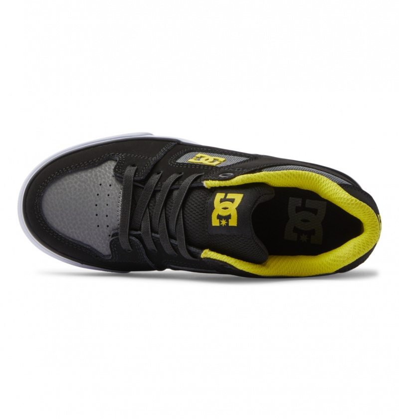 Black / Lime Green DC Shoes Pure Elastic - Shoes 8-16 | QGIAXM-874