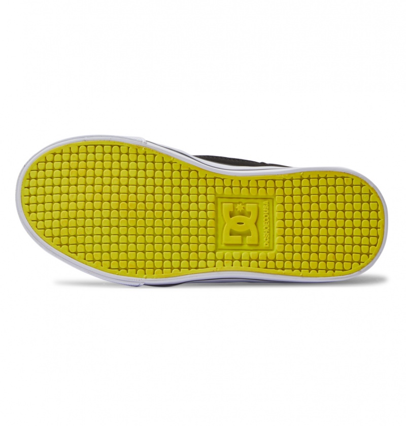 Black / Lime Green DC Shoes Pure Elastic - Shoes 8-16 | QGIAXM-874