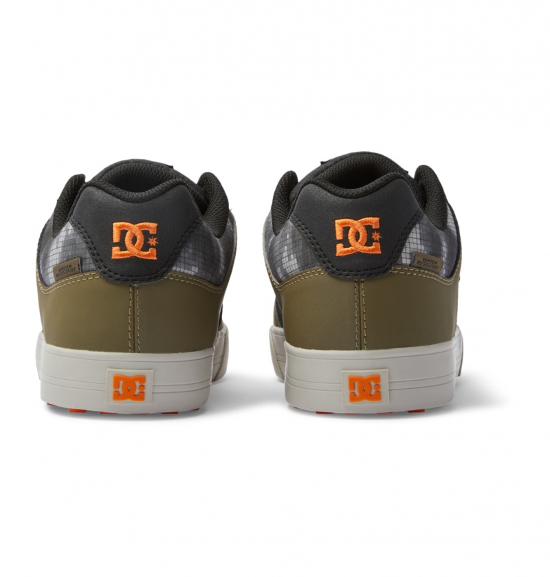 Black / Olive Night DC Shoes Pure WNT - Winterised Shoes | QMSLFU-147