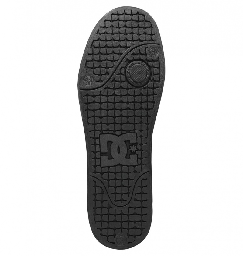 Black / Pirate Black DC Shoes Pure - Leather Shoes | DSOZQI-392