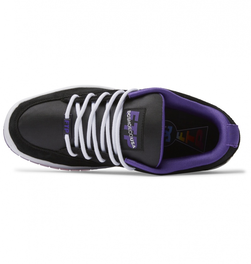 Black / Purple DC Shoes Clocker - Shoes | NPSMQO-850