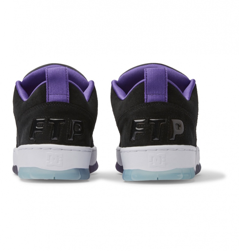 Black / Purple DC Shoes Clocker - Shoes | NPSMQO-850