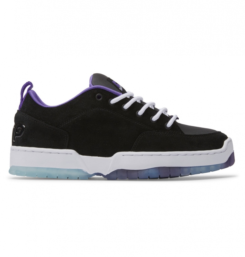 Black / Purple DC Shoes Clocker - Shoes | NPSMQO-850