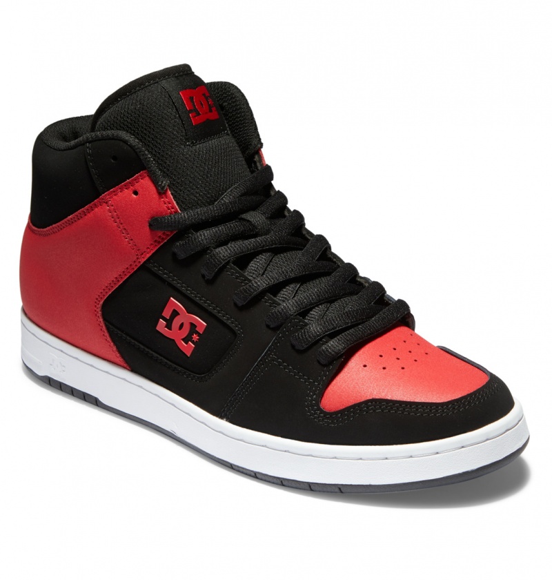 Black / Red DC Shoes Manteca 4 Hi - High-Top Shoes | BUOATK-786