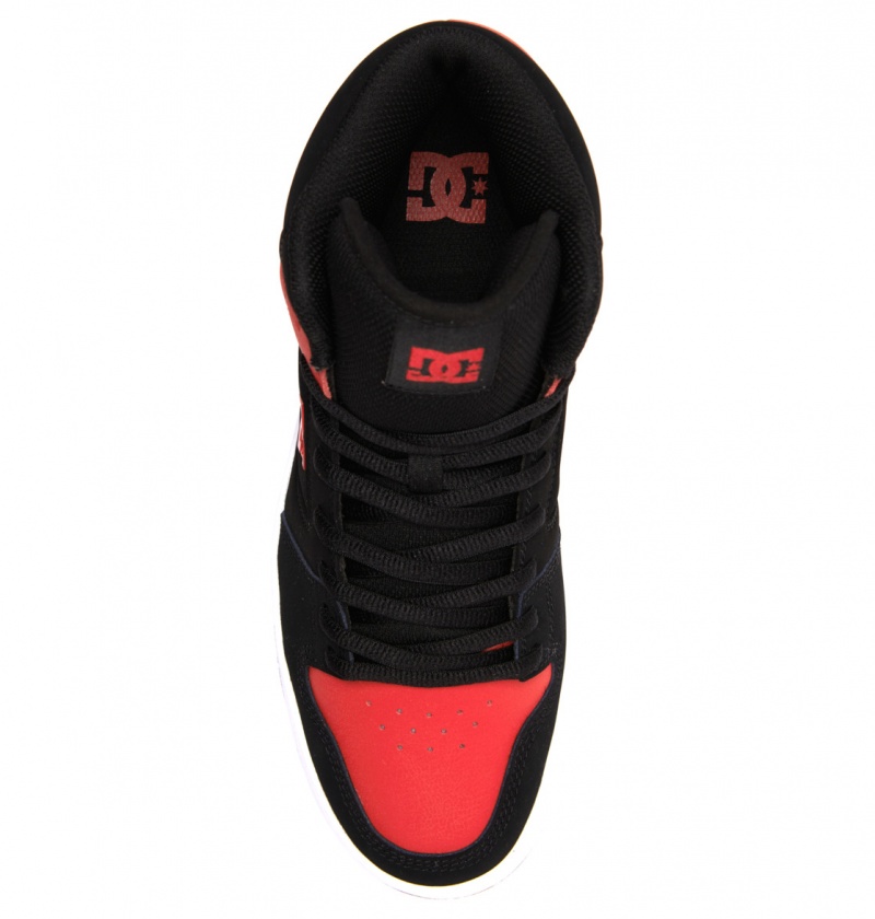 Black / Red DC Shoes Manteca 4 Hi - High-Top Shoes | BUOATK-786