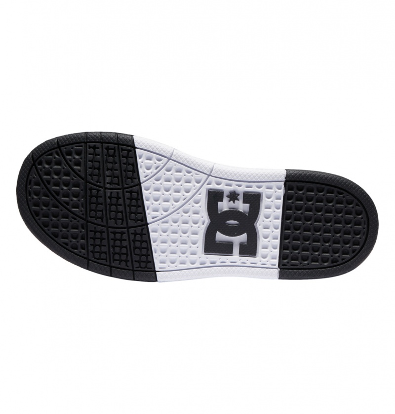 Black / White DC Shoes Crisis 2 - Shoes | HEGQXF-490