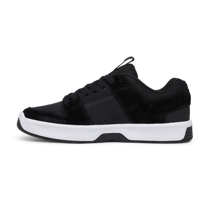 Black / White DC Shoes Lynx Zero - Leather Shoes | NODTEU-713