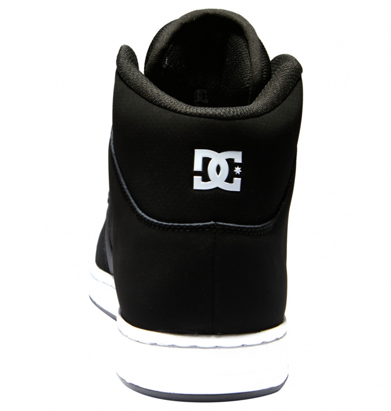 Black / White DC Shoes Manteca 4 Hi - High-Top Shoes | FLJUYK-654