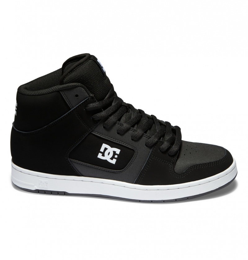 Black / White DC Shoes Manteca 4 Hi - High-Top Shoes | FLJUYK-654