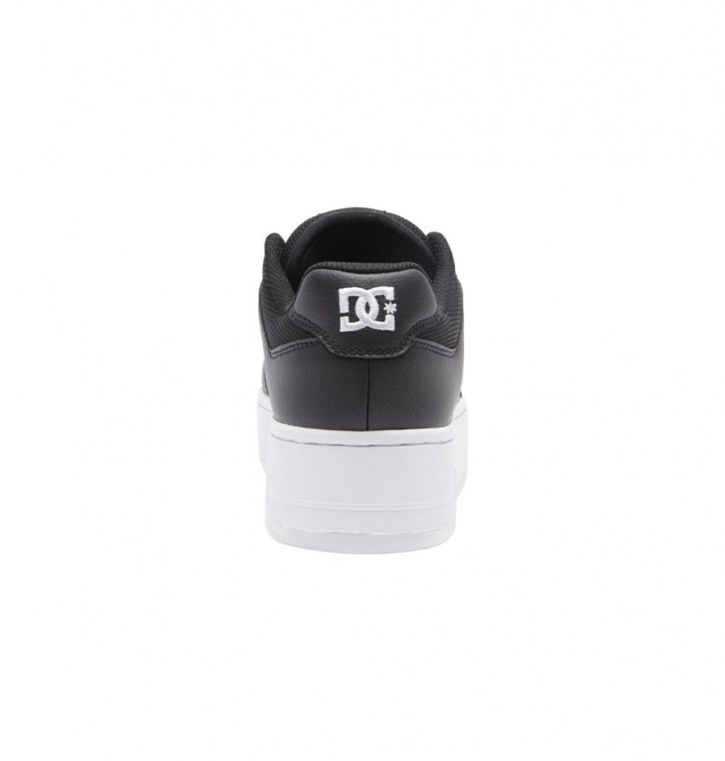 Black / White DC Shoes Manteca 4 Platform - Flatform Shoes | CHKYVR-850