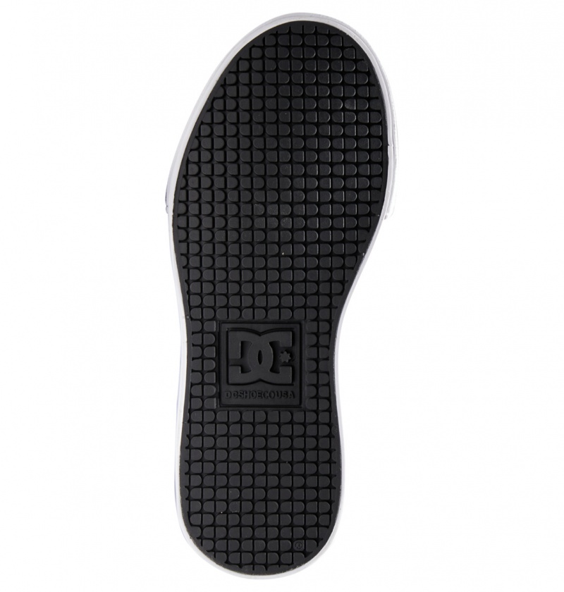 Black / White DC Shoes Pure Mid - Mid-Top Shoes | FUKYRJ-026