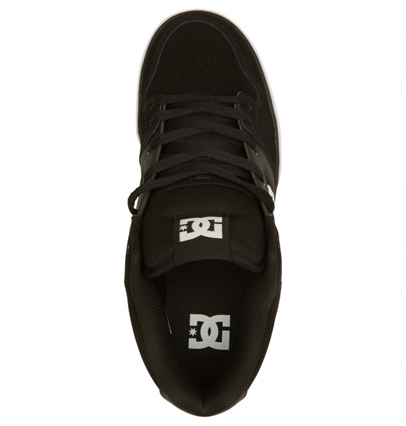 Black / White DC Shoes Pure Mid - Mid Top Shoes | NZMESR-965