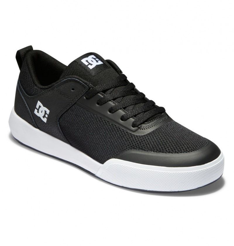 Black / White DC Shoes Transit - Shoes | VEQPIC-230