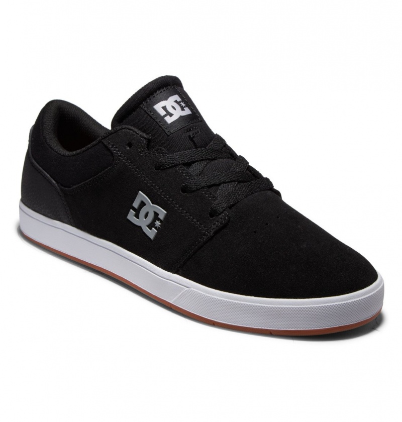 Black / White / Black DC Shoes Crisis 2 S - Skate Shoes | NAZTRY-563