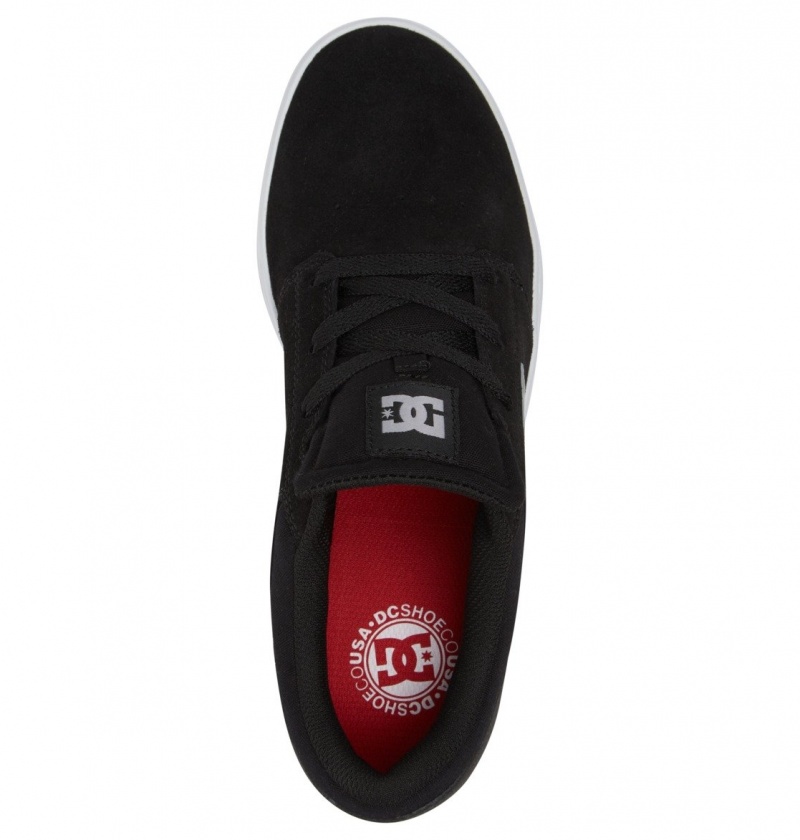 Black / White / Black DC Shoes Crisis 2 S - Skate Shoes | NAZTRY-563