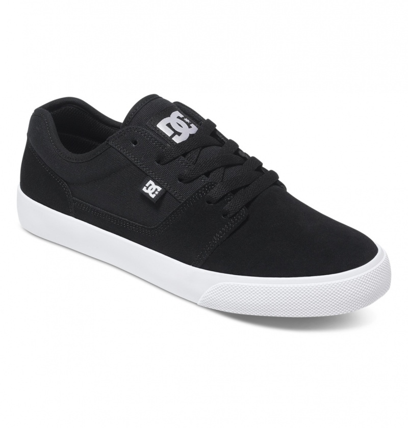 Black / White / Black DC Shoes Tonik - Leather Shoes | VUTOEC-517