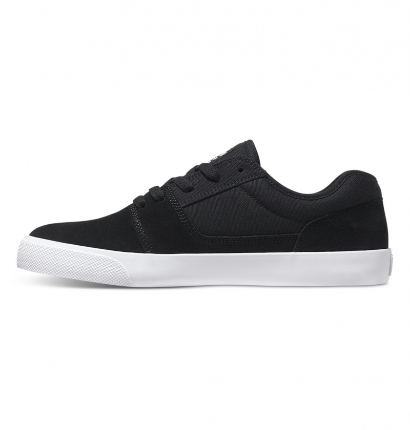 Black / White / Black DC Shoes Tonik - Leather Shoes | VUTOEC-517