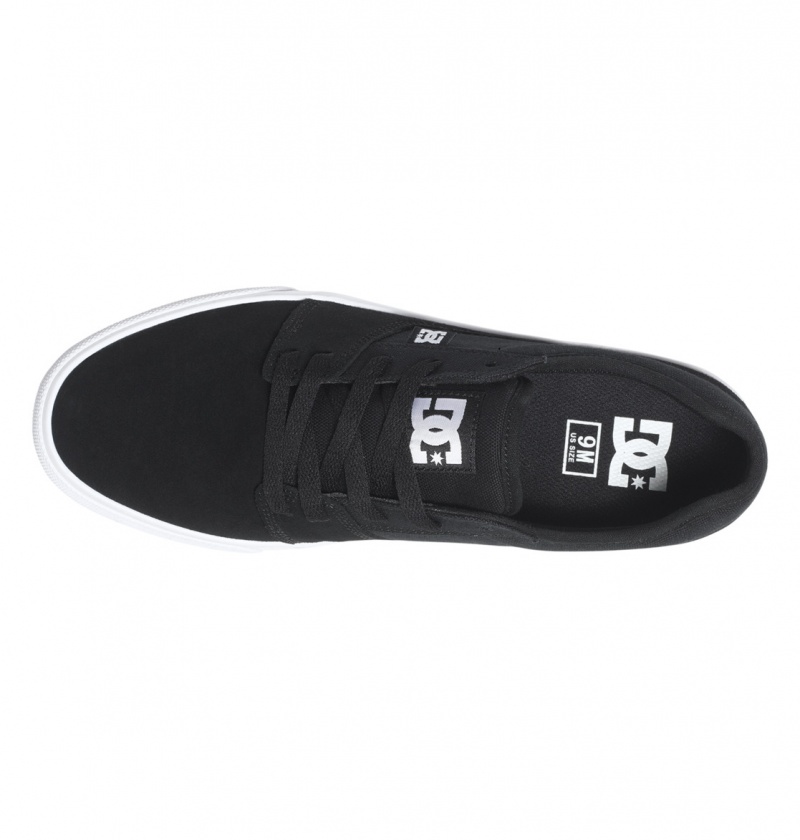 Black / White / Black DC Shoes Tonik - Leather Shoes | VUTOEC-517