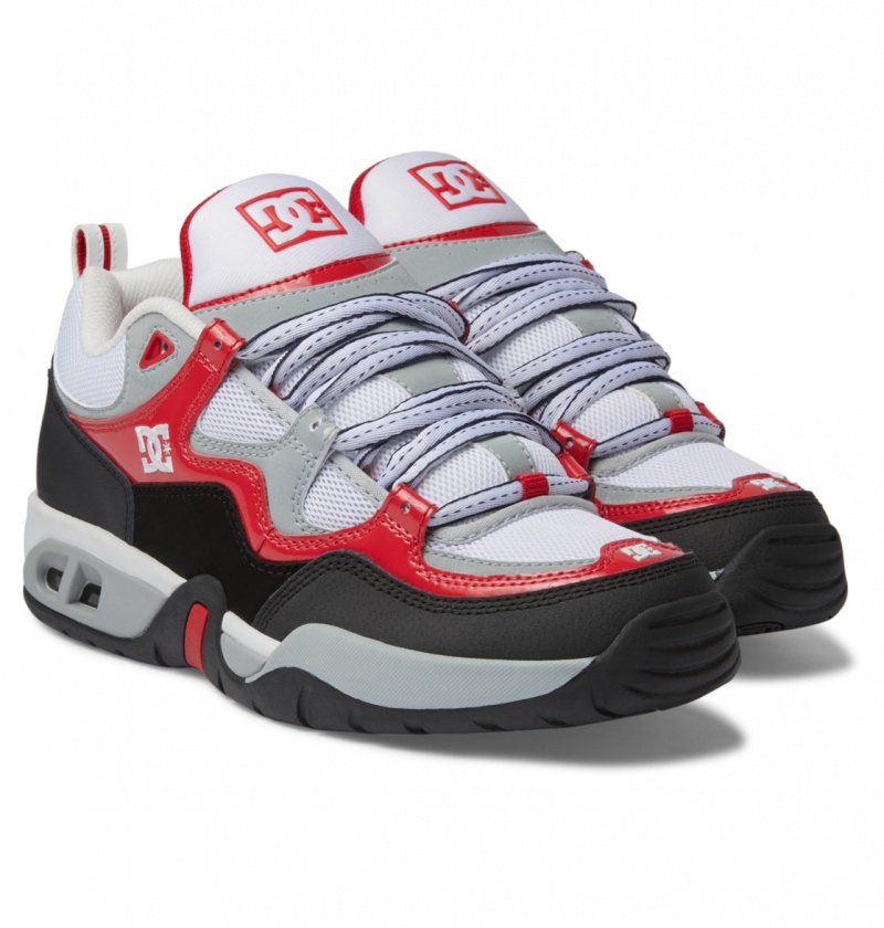 Black / White / Red DC Shoes Truth Beng - Leather Shoes | BUOQKI-837