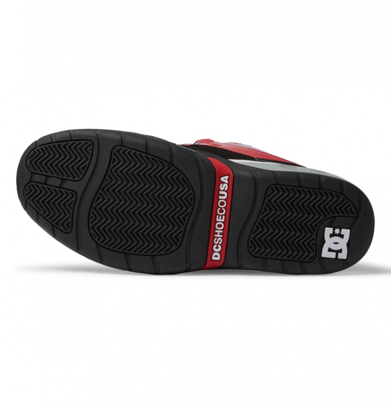 Black / White / Red DC Shoes Truth Beng - Leather Shoes | BUOQKI-837