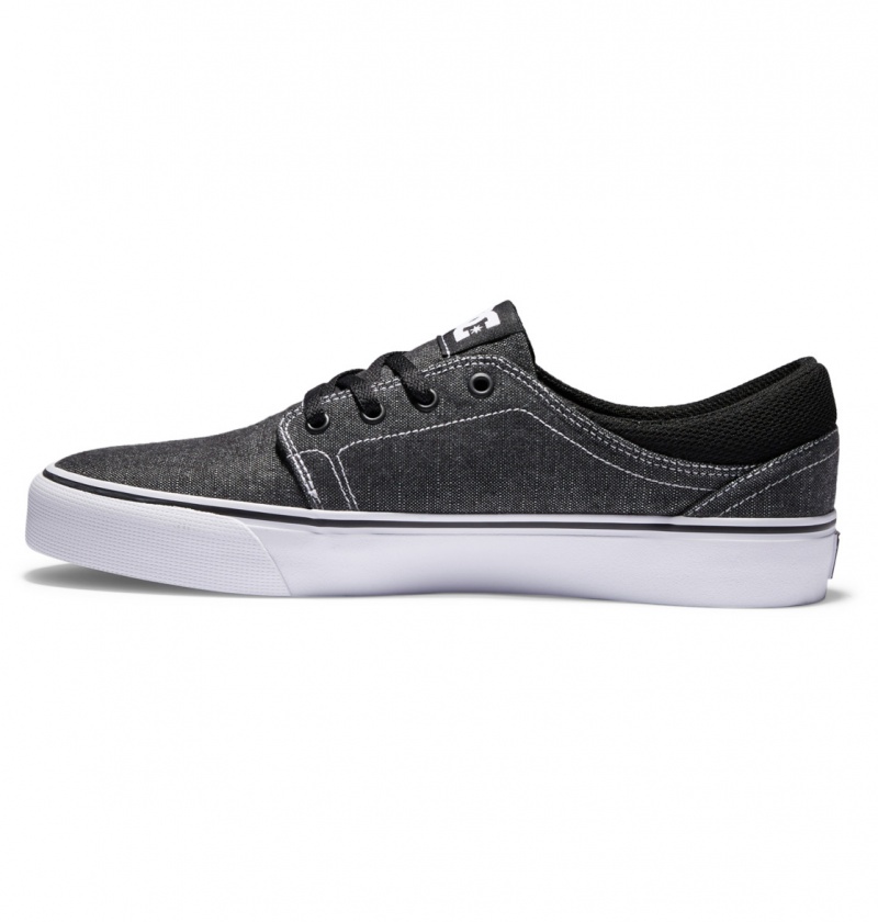 Black / White / White DC Shoes Trase Tx - Shoes | CUEZFG-302