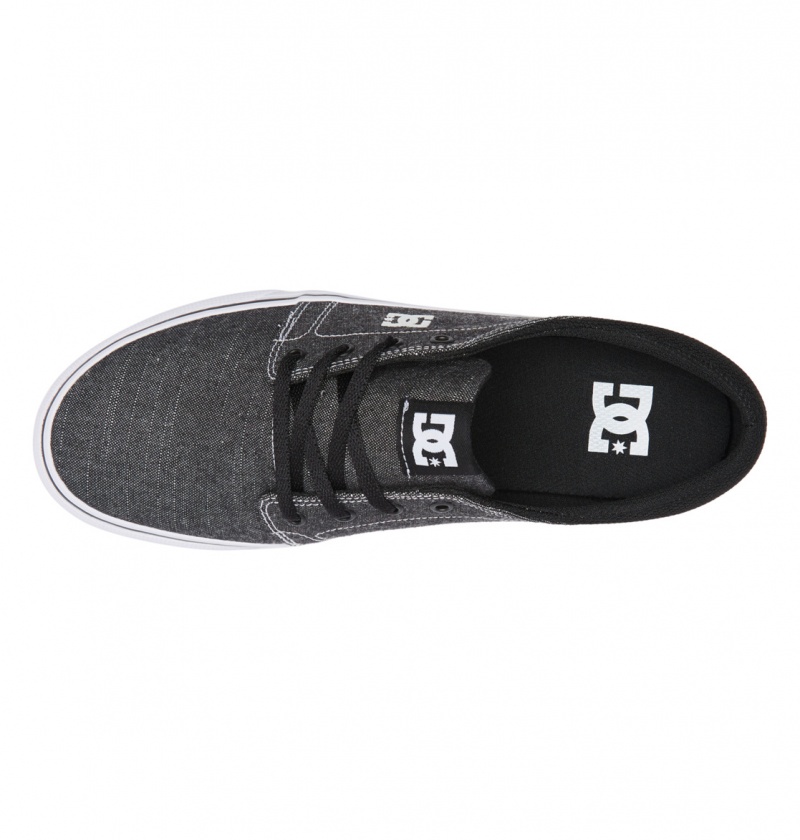 Black / White / White DC Shoes Trase Tx - Shoes | CUEZFG-302