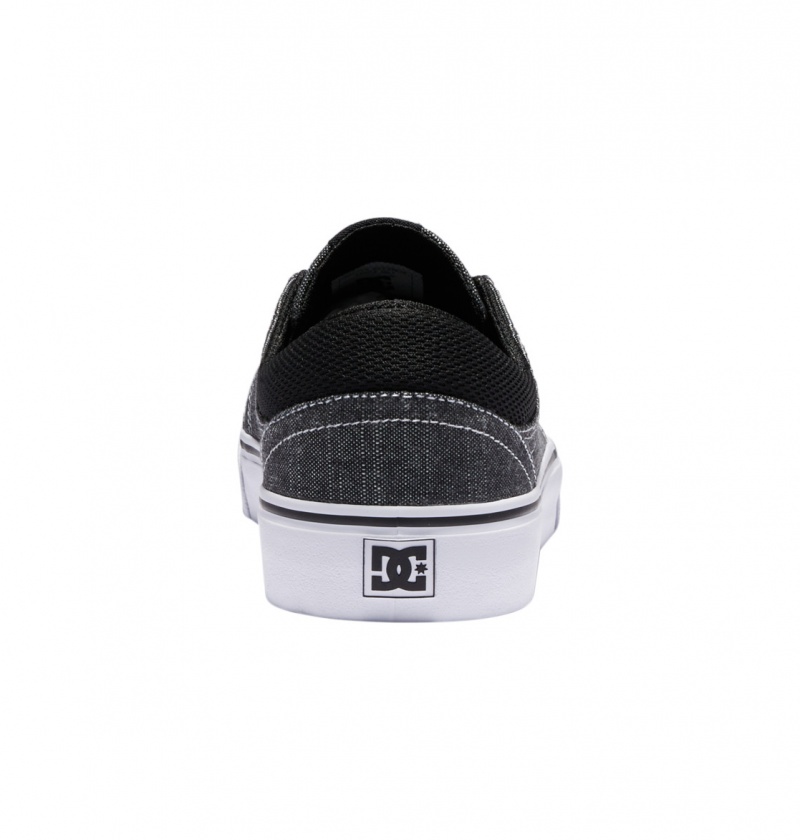 Black / White / White DC Shoes Trase Tx - Shoes | CUEZFG-302