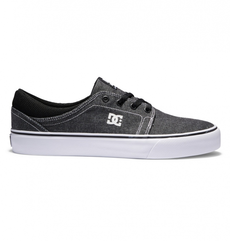 Black / White / White DC Shoes Trase Tx - Shoes | CUEZFG-302