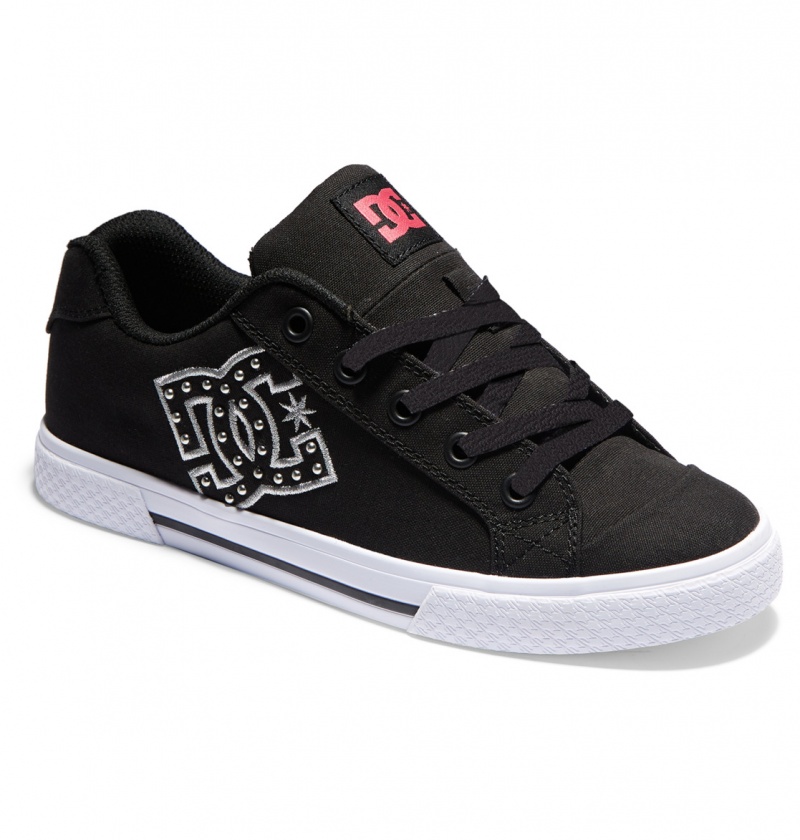 Black / Zebra DC Shoes Chelsea - Shoes | FPUMWV-072