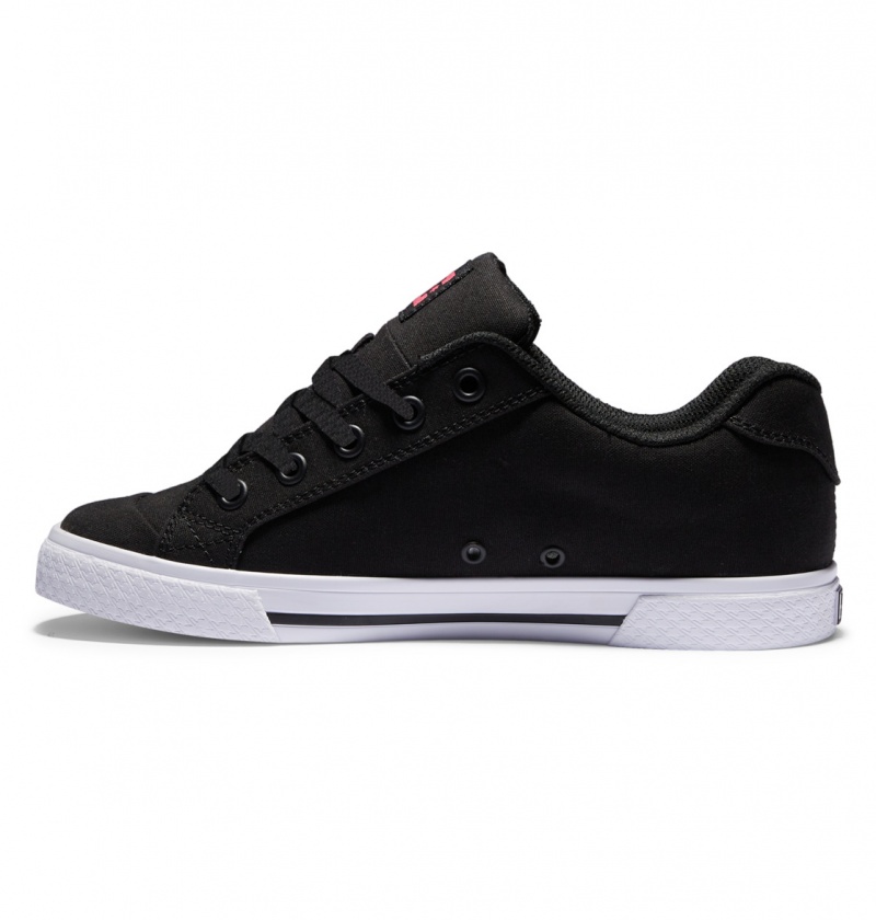 Black / Zebra DC Shoes Chelsea - Shoes | FPUMWV-072