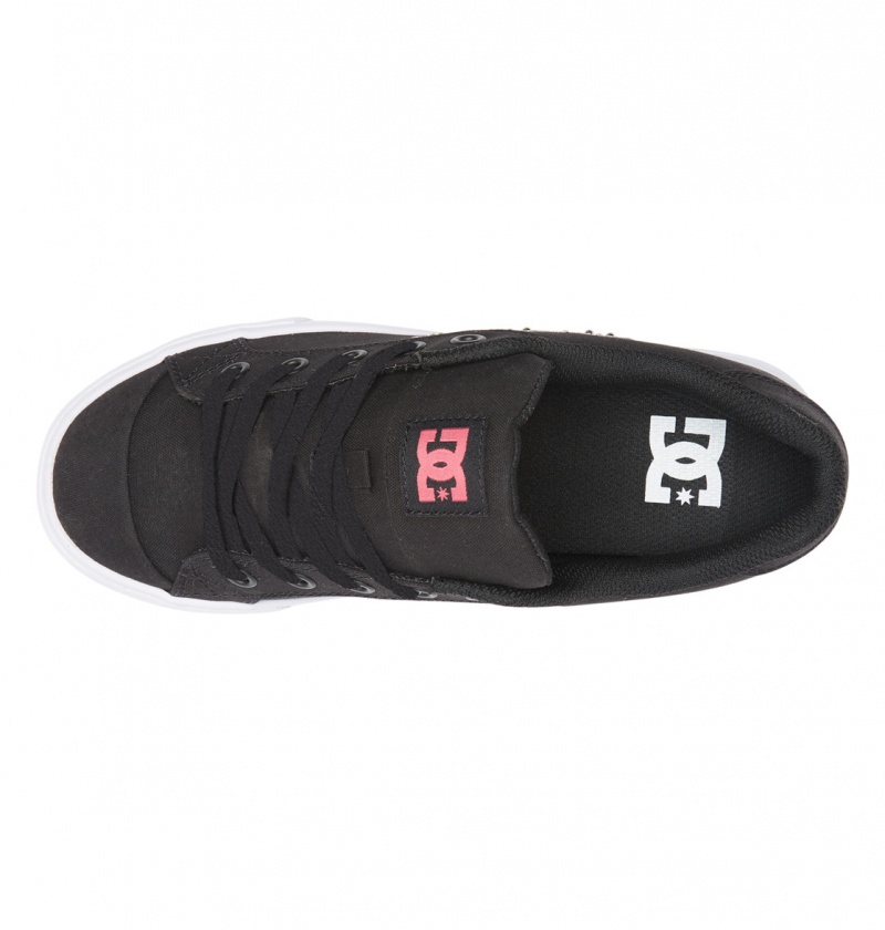 Black / Zebra DC Shoes Chelsea - Shoes | FPUMWV-072