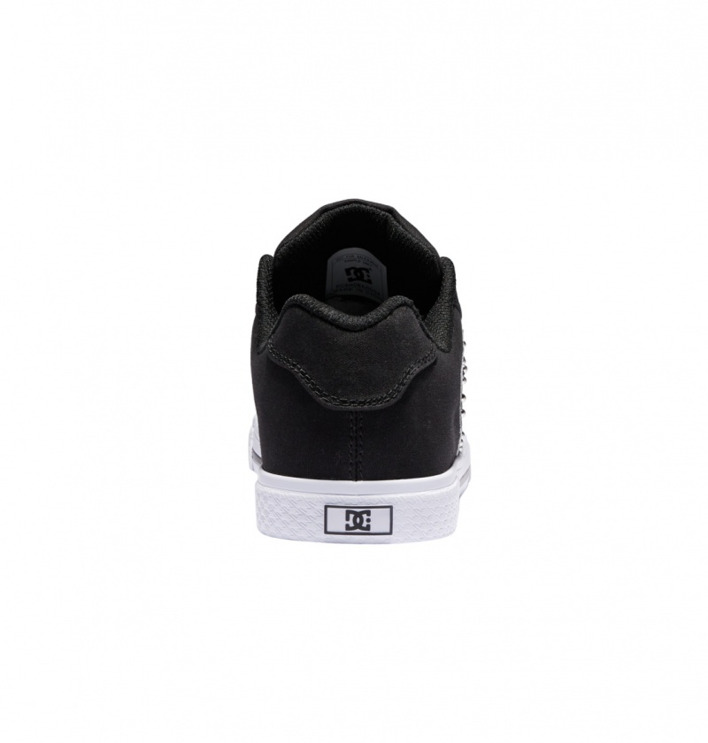 Black / Zebra DC Shoes Chelsea - Shoes | FPUMWV-072