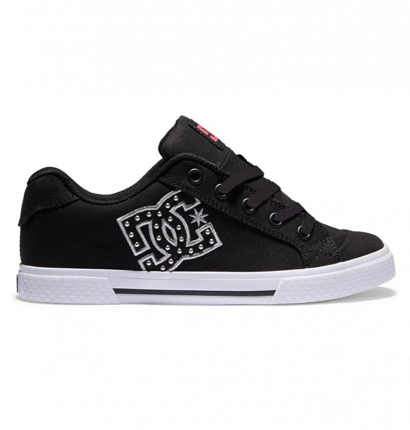 Black / Zebra DC Shoes Chelsea - Shoes | FPUMWV-072